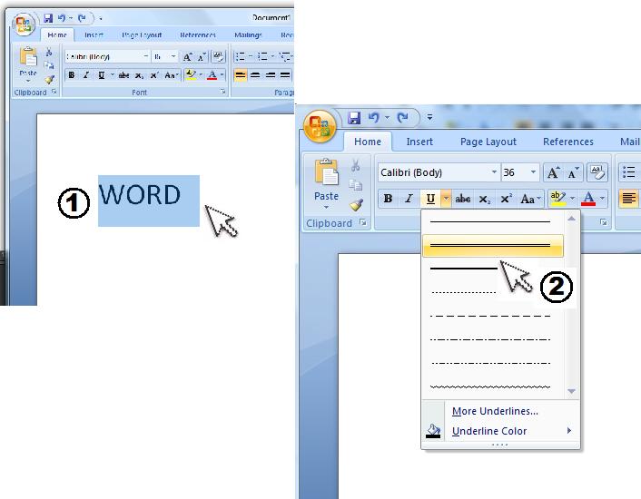 how-do-i-double-underline-the-selected-text-in-microsoft-office